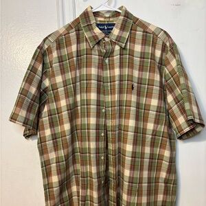 Ralph Lauren Multicolor Plaid Cotton Shirt
